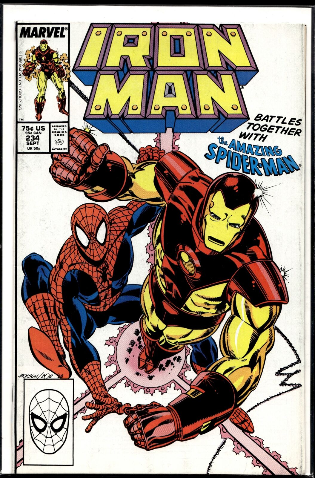 1988 Iron Man #234 Marvel Comic