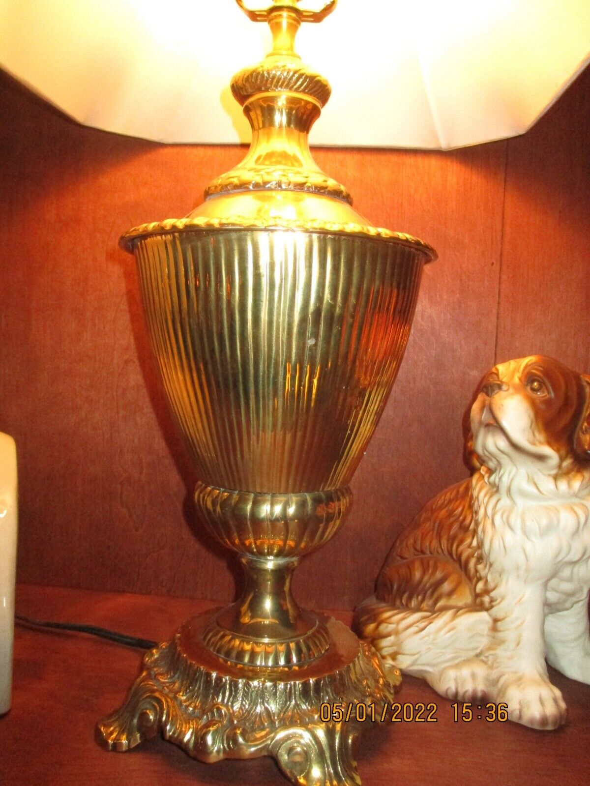 Stunning Vintage Fredrick Cooper/Wildwood Brass Table Lamp 28\