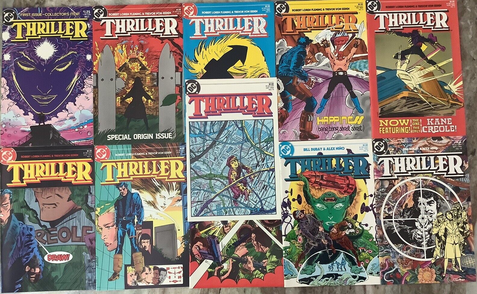 Thriller 1-11 DC 1983/84 Comic Books