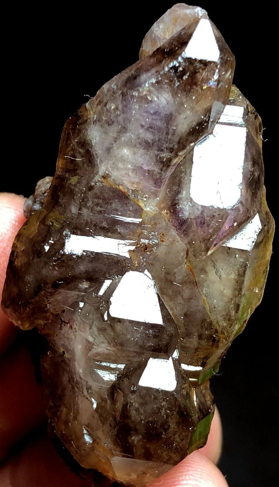27g  AAA+ Diamond GradeSuper Seven Skeletal Amethyst Quartz Crystal   h570