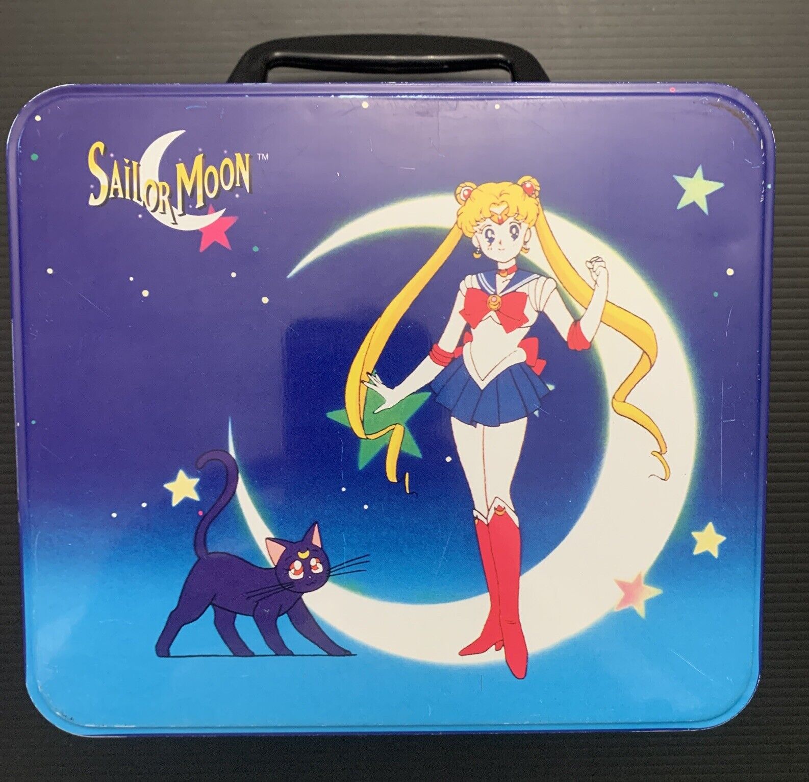 RARE Vintage Sailor Moon Tin Lunchbox - 1998