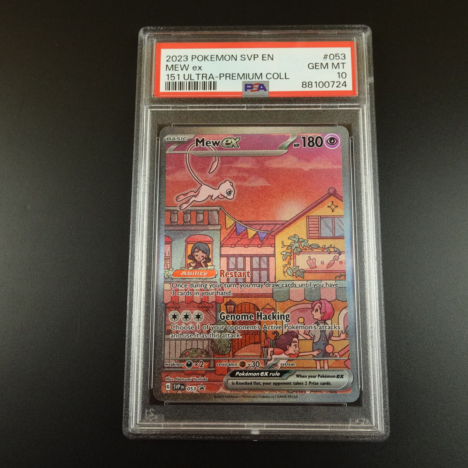 PSA 10 Mew ex SVP 053 Promo 151 Ultra Premium Collection Graded Pokemon Card