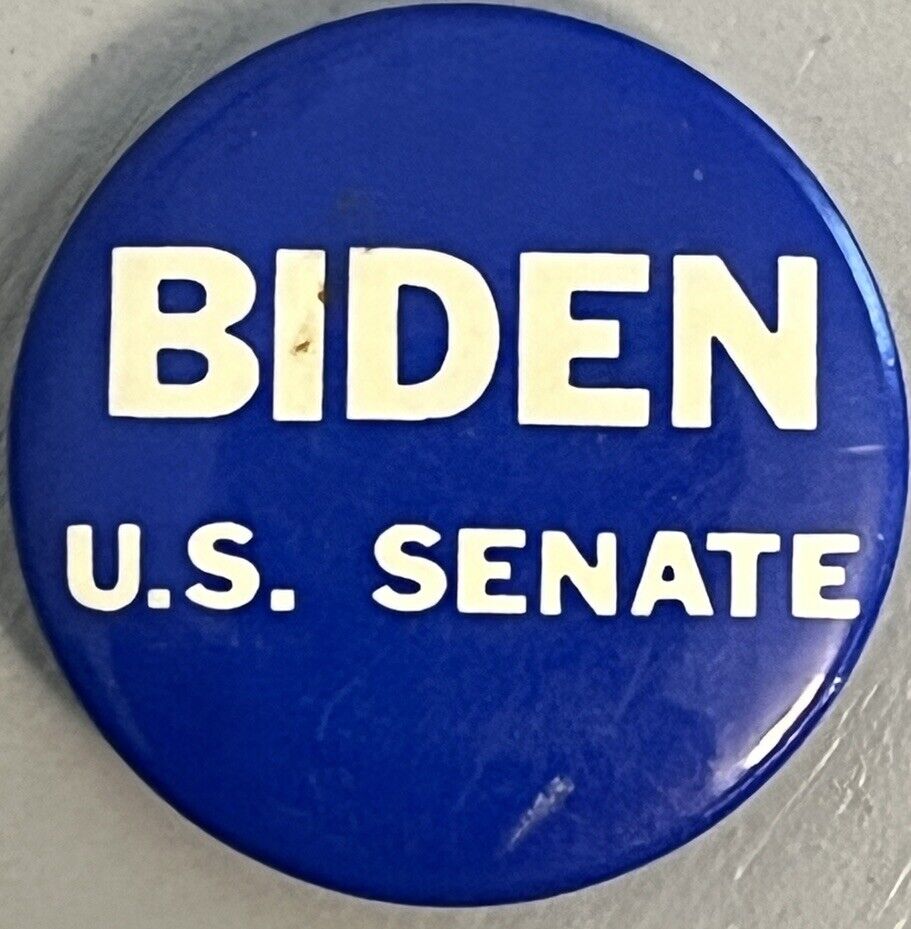 Joe Biden Vintage Pinback Delaware Senate Campaign Politics Button 1978 1984