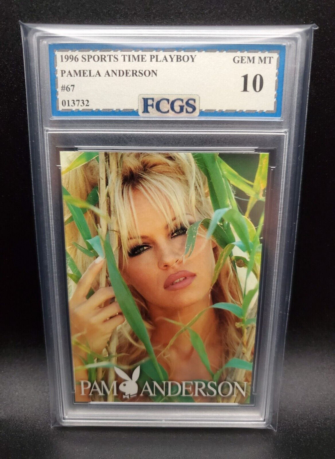 Pamela Anderson #67 (1996) Sports Time Playboy - Graded 10 [FCGS] GEM-MT