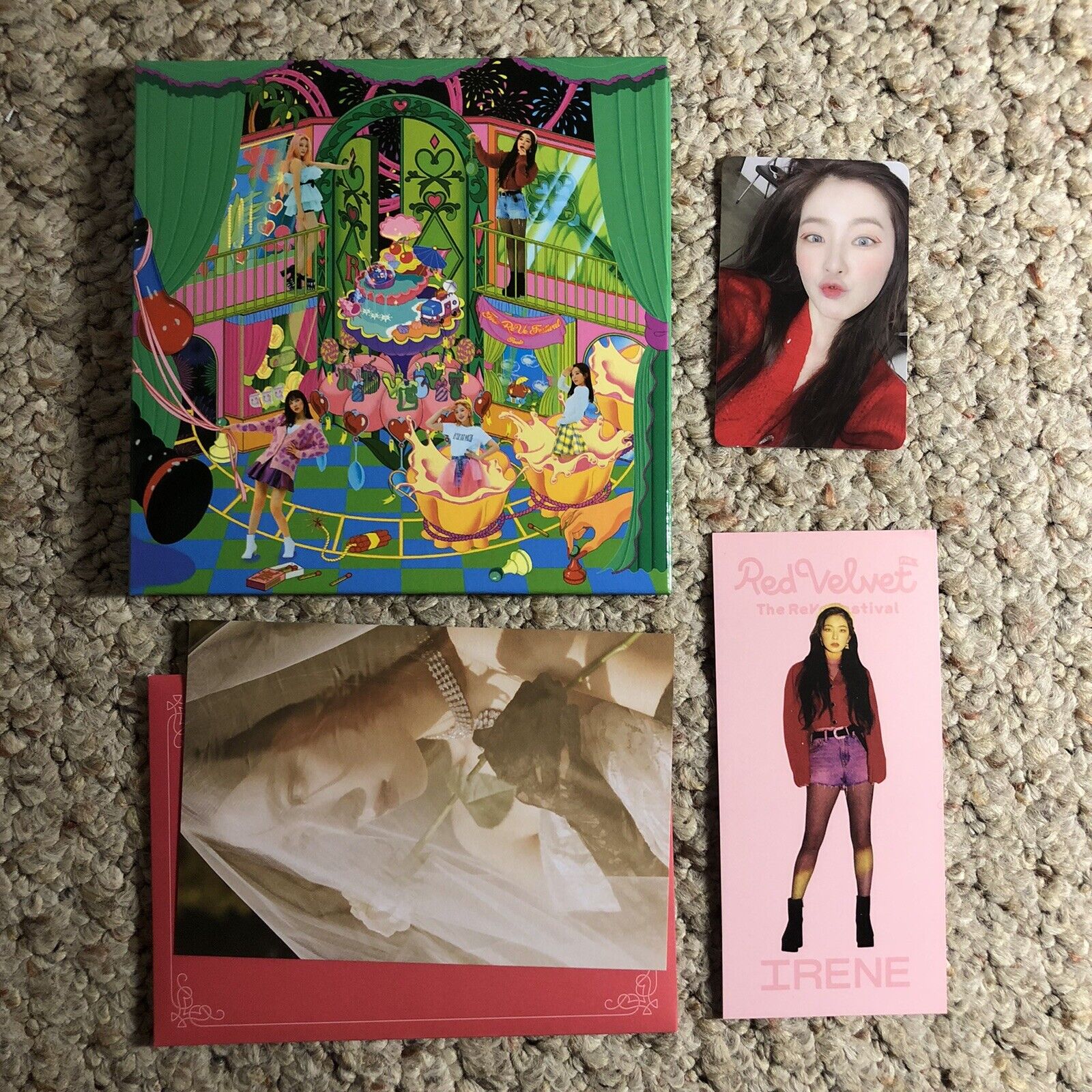 Red Velvet Reve Festival Finale Psycho Irene Official kpop photocard bundle