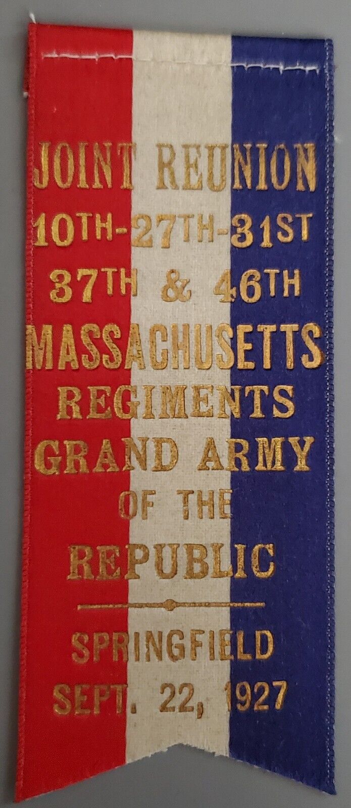 1927 Springfield/10th-27th-31st-37th & 46th Massachusetts Regiments