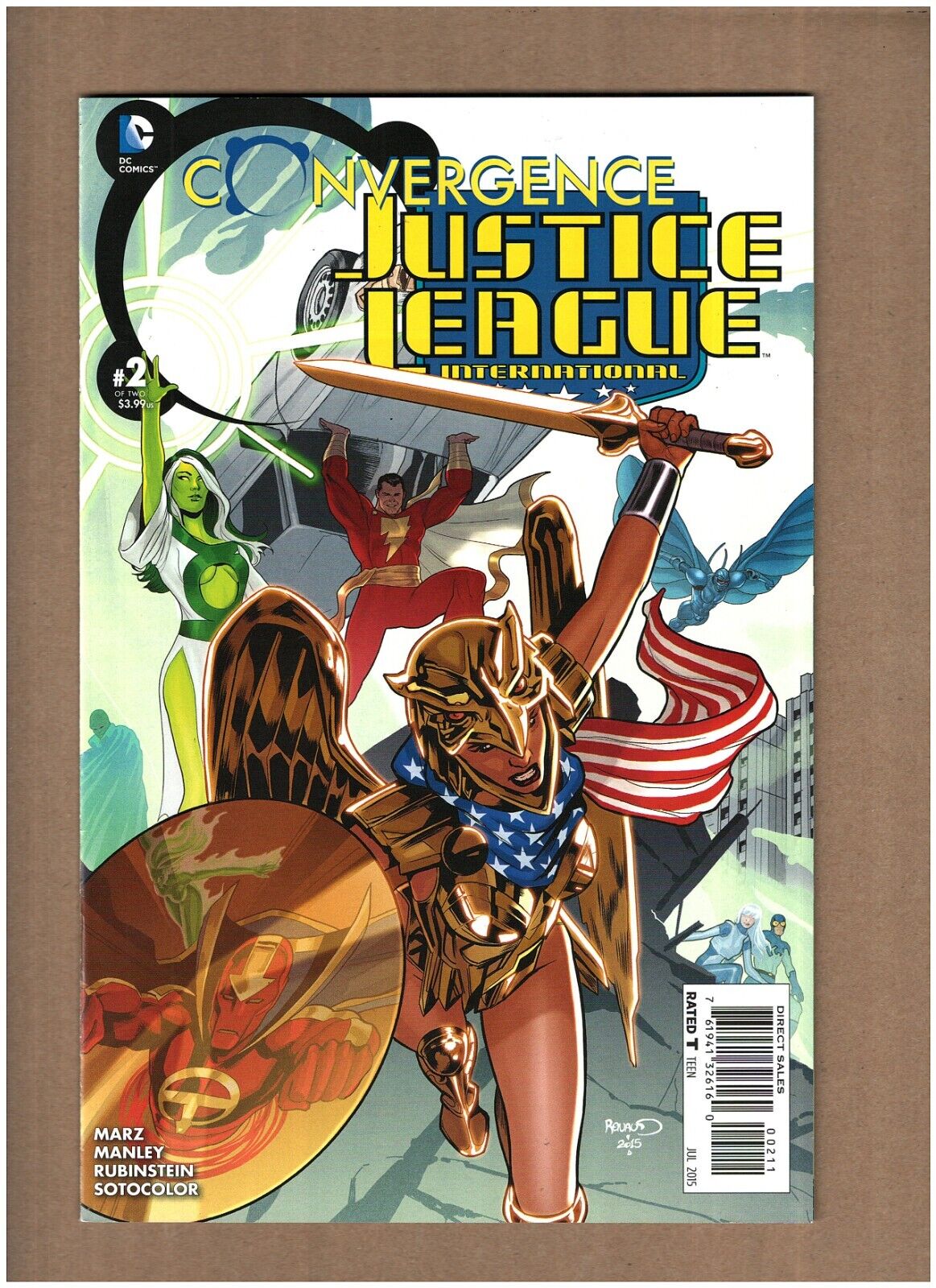 Convergence: Justice League International #2 DC Comics 2015 Shazam NM- 9.2