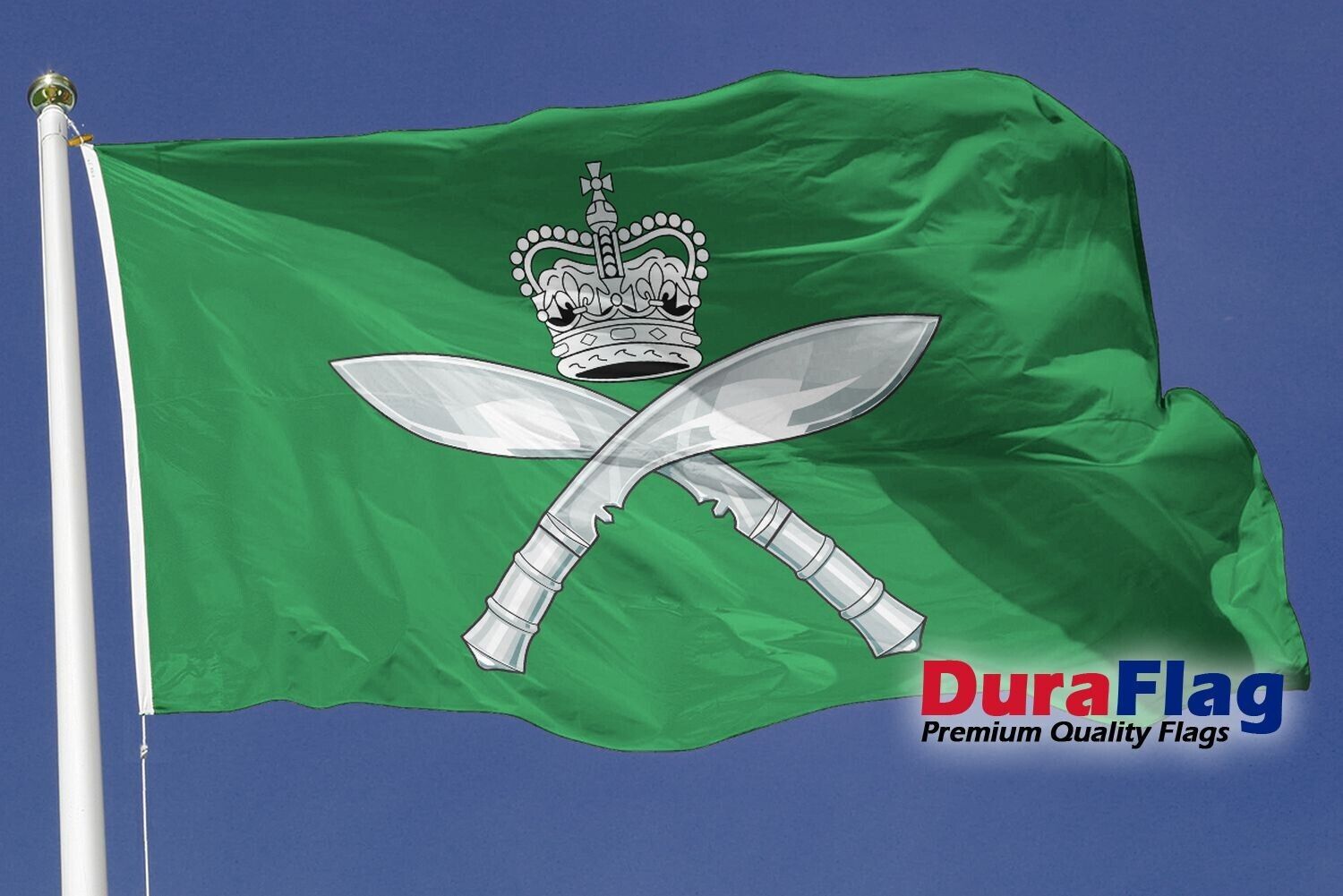 Royal Gurkhas Duraflag Premium Quality (20x12inch) Flag