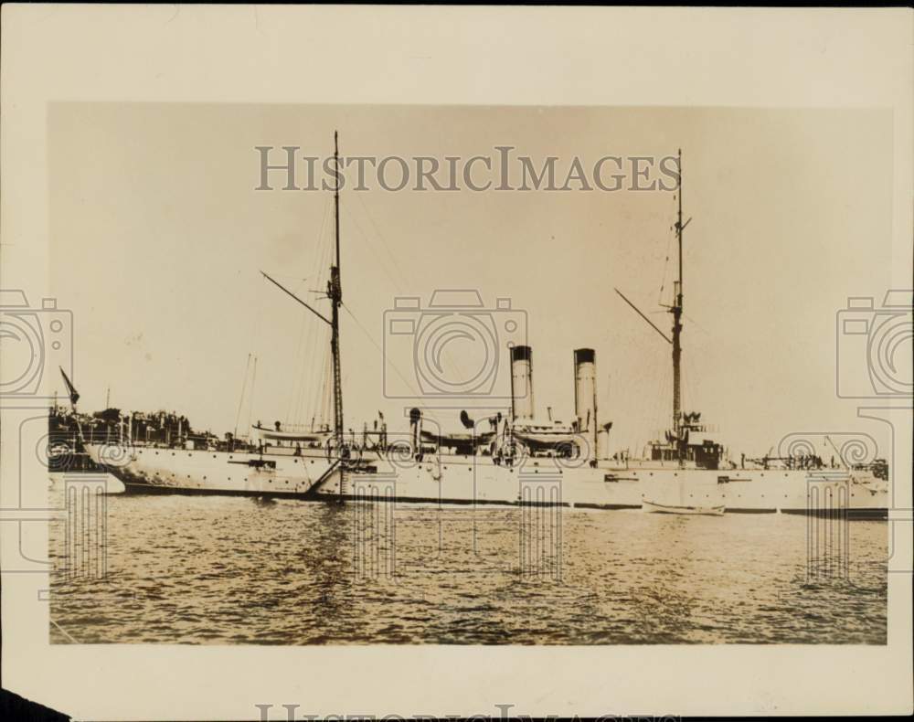 1927 Press Photo Naval Vessel U.S.S. Galveston Assigned To Nicaraguan Waters