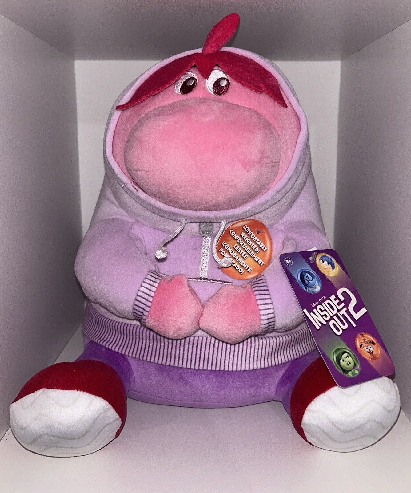 Inside Out 2 Weighted Comfort Plush Embarrassment, Disney Pixar, Just Play