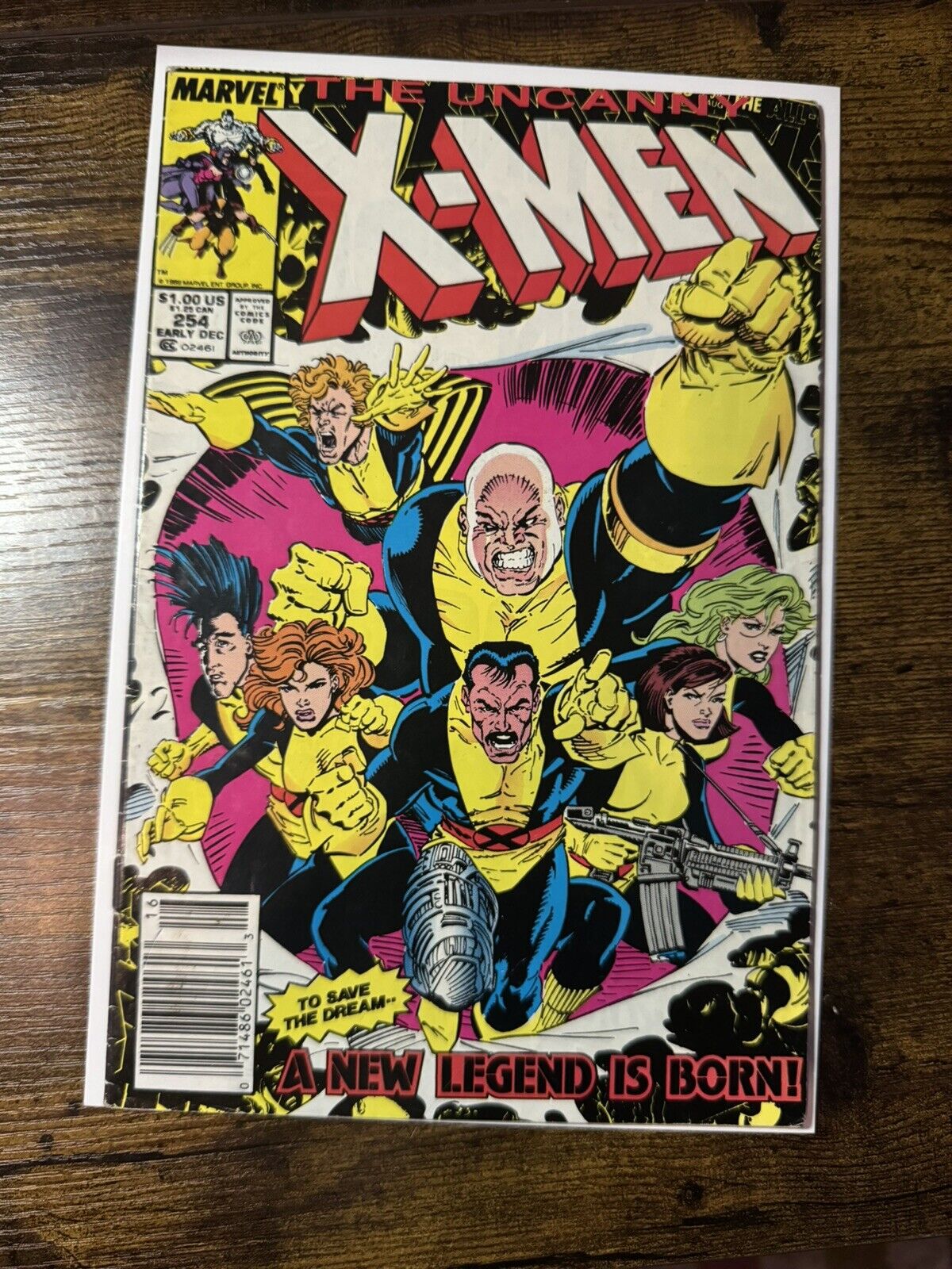 THE UNCANNY X-MEN #254 - Vol. 1 - Marvel Comics - 1989