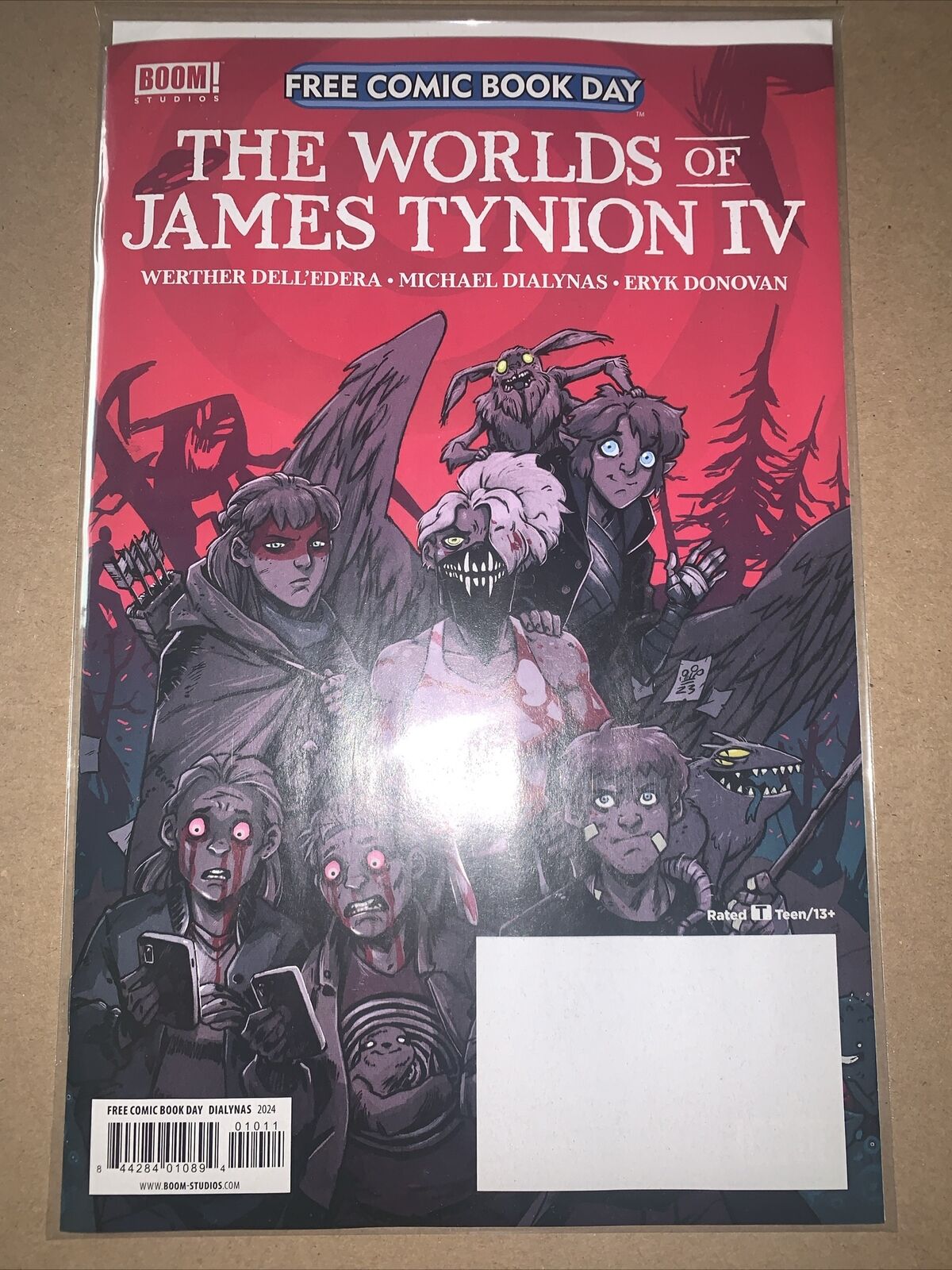 THE WORLDS OF JAMES TYNION IV  BOOM   04/10/2024 PRESALE FCBD 2024 In Hand 