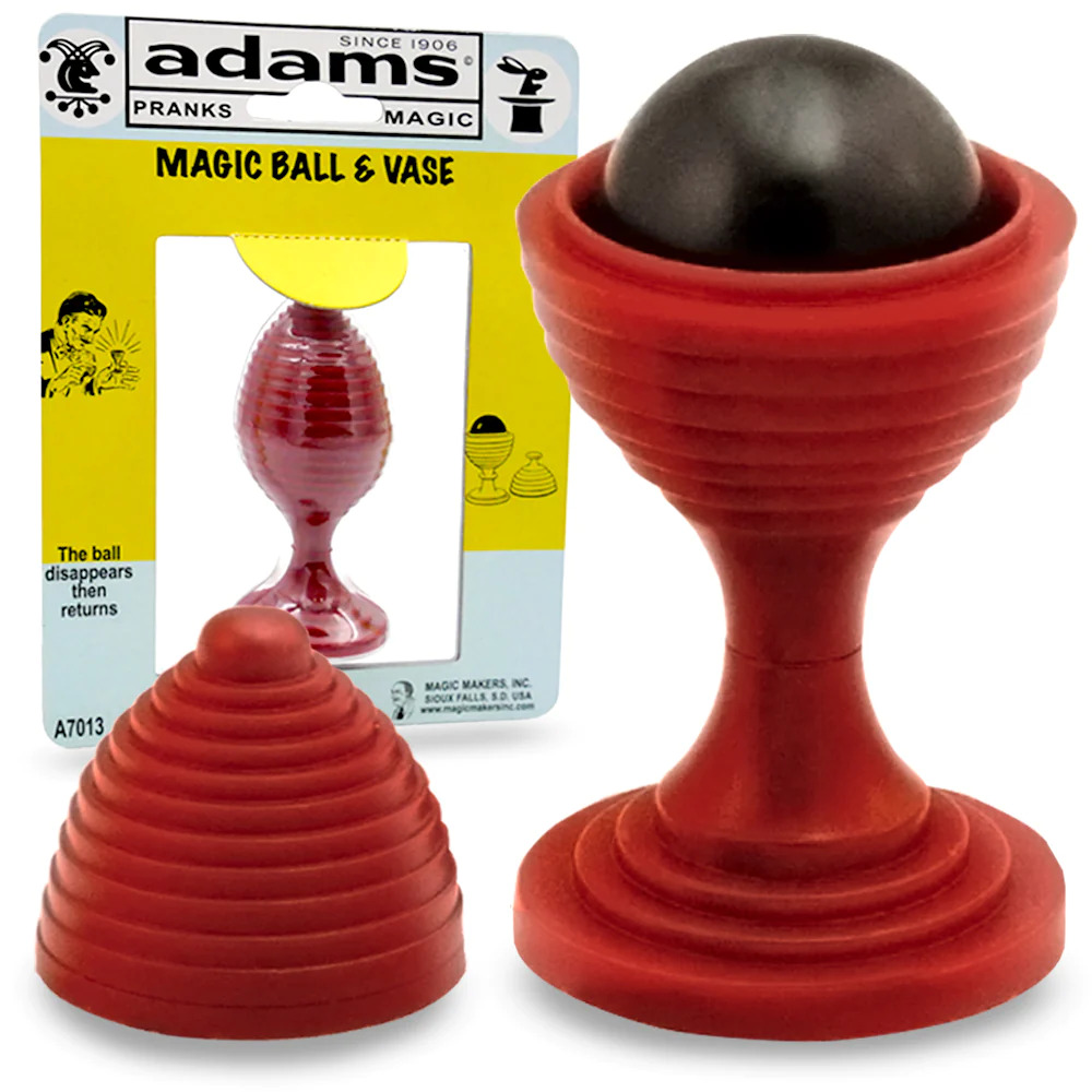 SS ADAMS MAGIC BALL AND VASE Vanishing Appearing Close Up Beginner Trick Toy