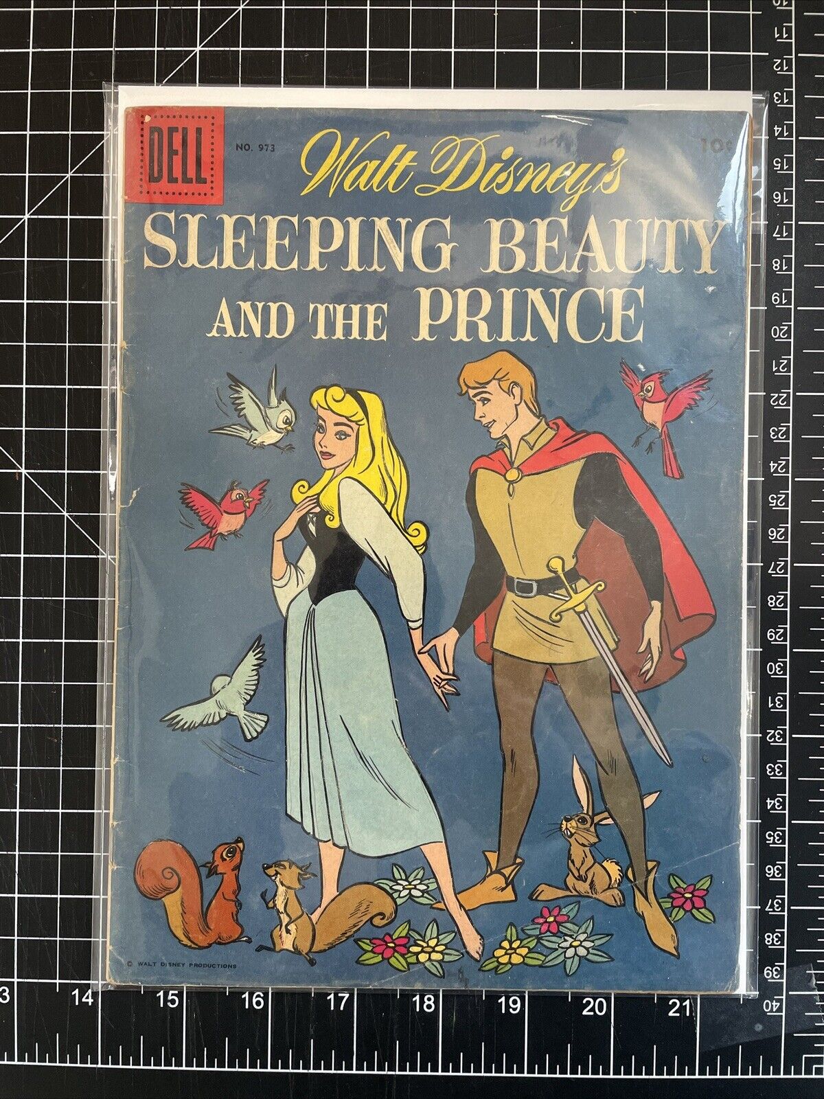 Four Color  Walt Disney's Sleeping Beauty and the Prince #973 1959 Dell VG-