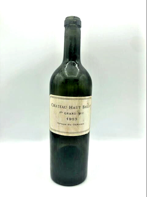 Chateau Haut Bailly   Rare 1913    Empty   Collectable Hand-Blown Wine Bottle