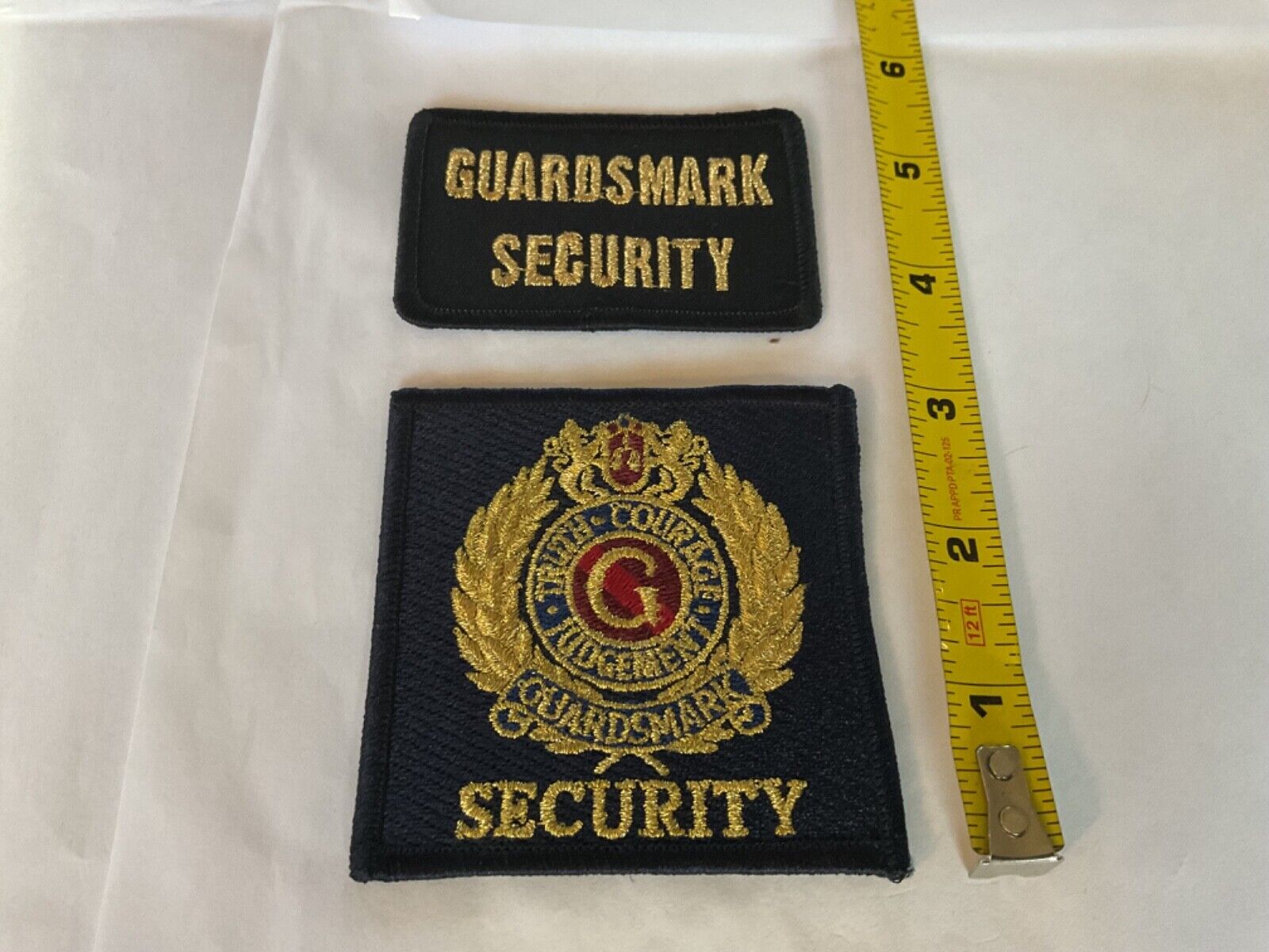 Obsolete Vintage Guardsmark Security collectible patch set