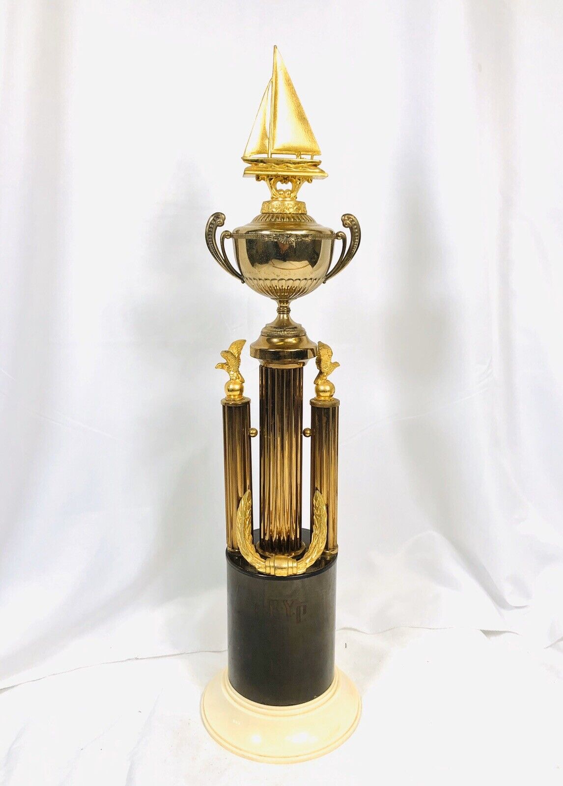 Vtg 1956 Lake Beulah Yacht Club East Troy Wisconsin Regatta 1st Place Trophy