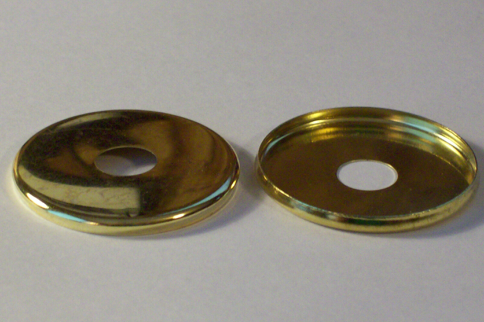 SET OF 2 BRASS PLATED 1 3/4\
