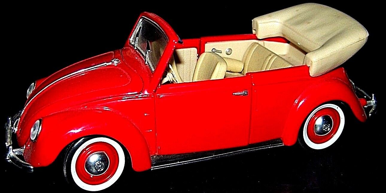 1951 Volkswagen Cabriolet   Maisto Red   Special Edition 1:18   Highly detailed
