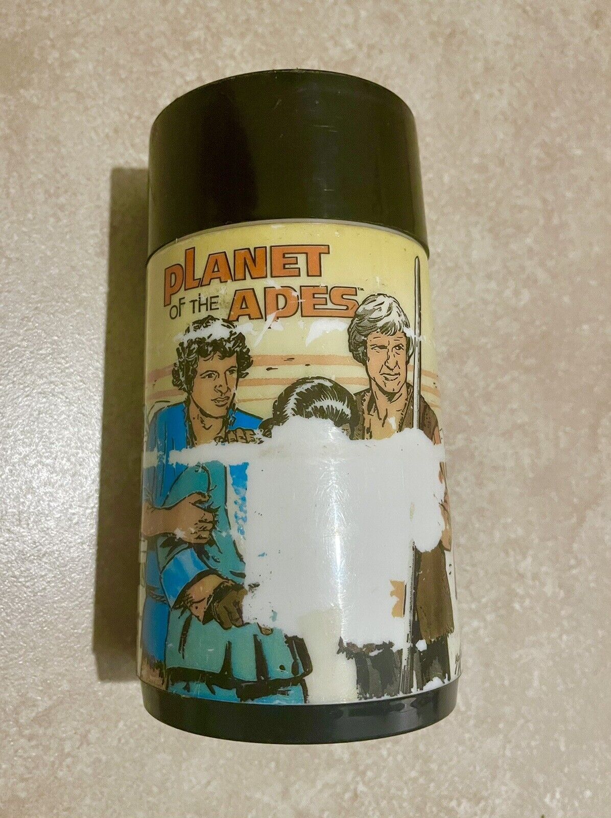 Vintage 1974 Fox PLANET OF THE APES TV Series Aladdin Thermos Very Rare