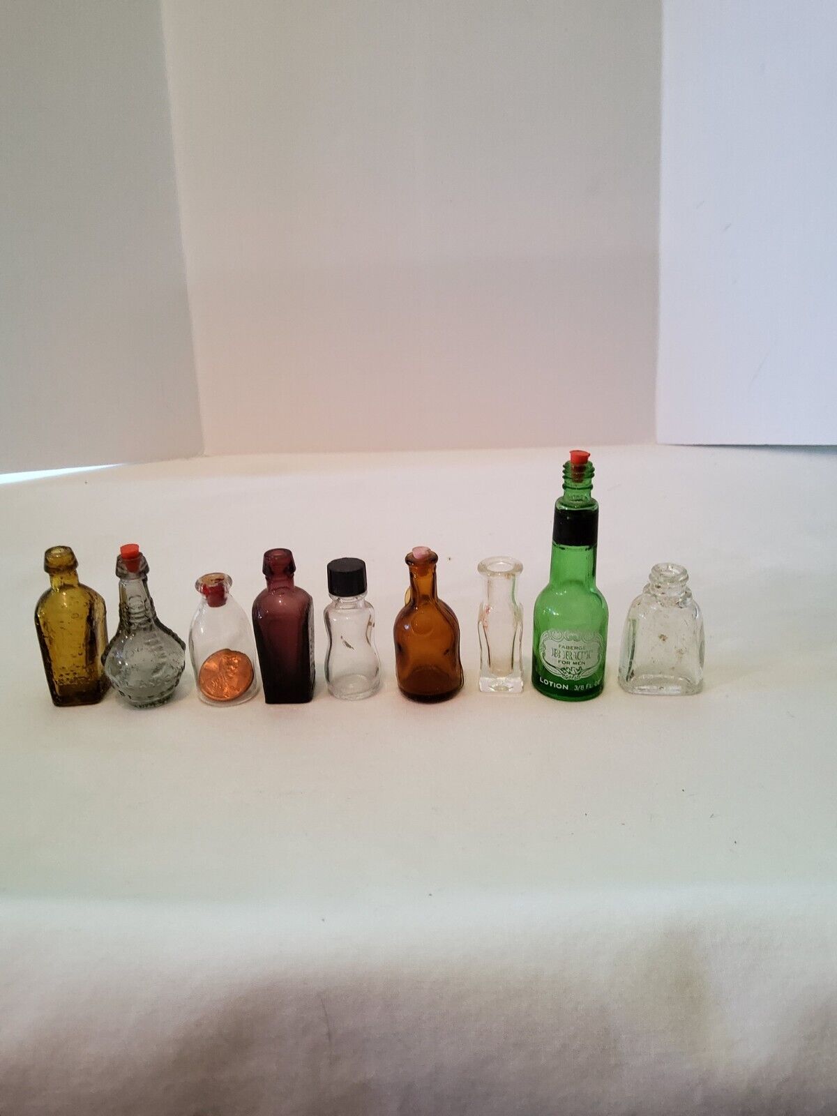 Vintage Lot of Minature Bottles from 1970's - 9 Miscellaneous 