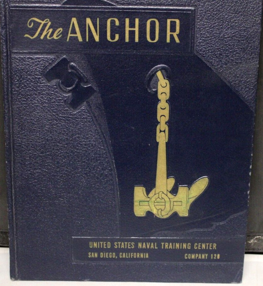 Anchor Yearbook Naval Training Center San Diego, Company 120  1957