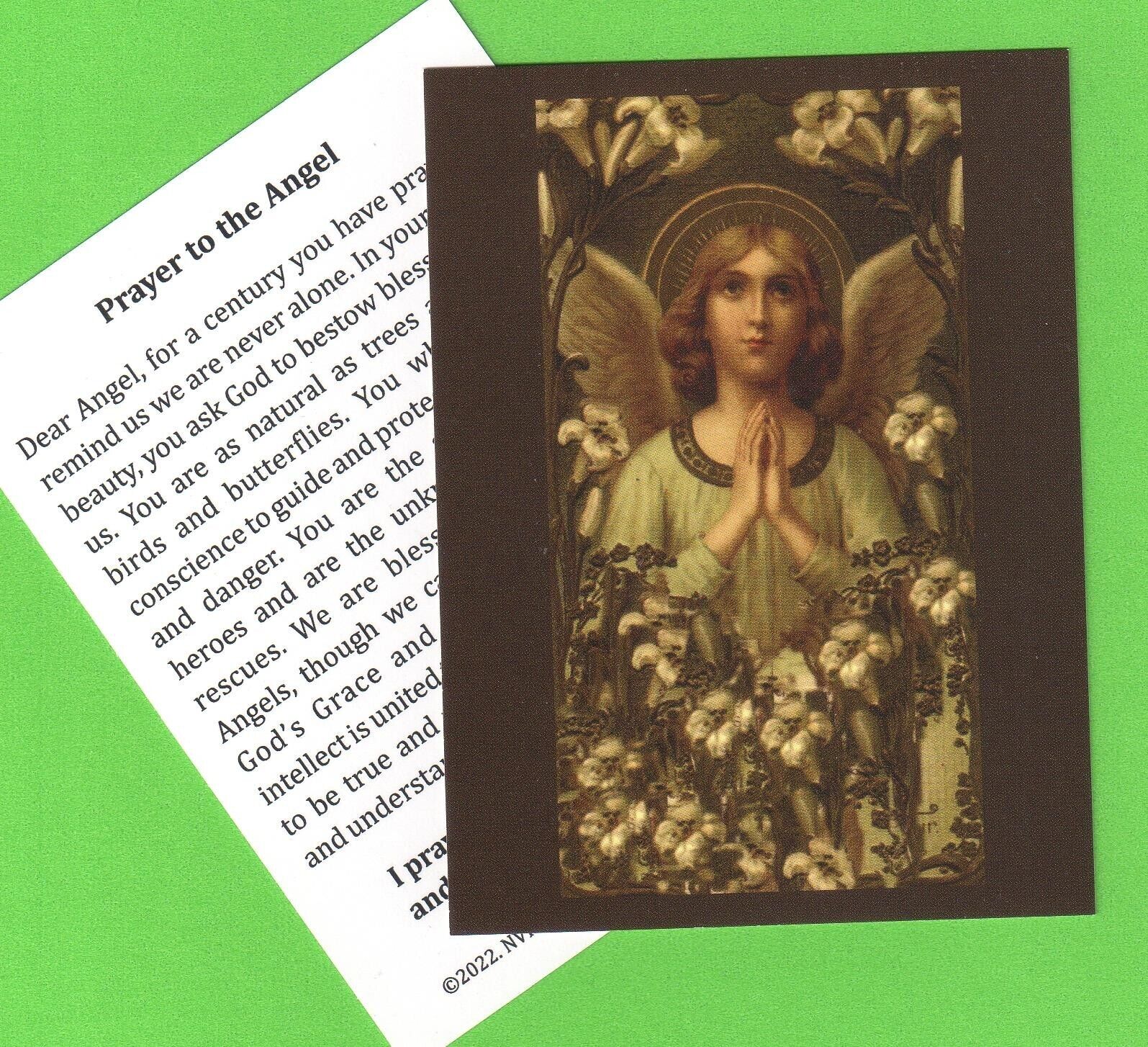 Holy Card Angel Guardian Angel Prayer Holy Card Wonderful Antique Image