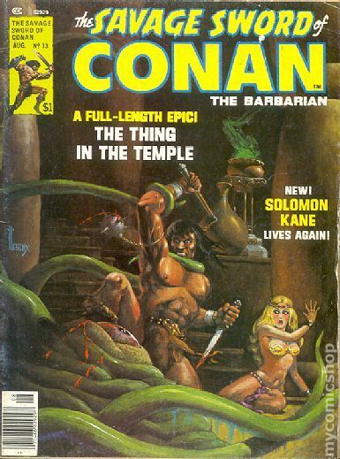 Savage Sword of Conan #13 FN 6.0 1976 Stock Image