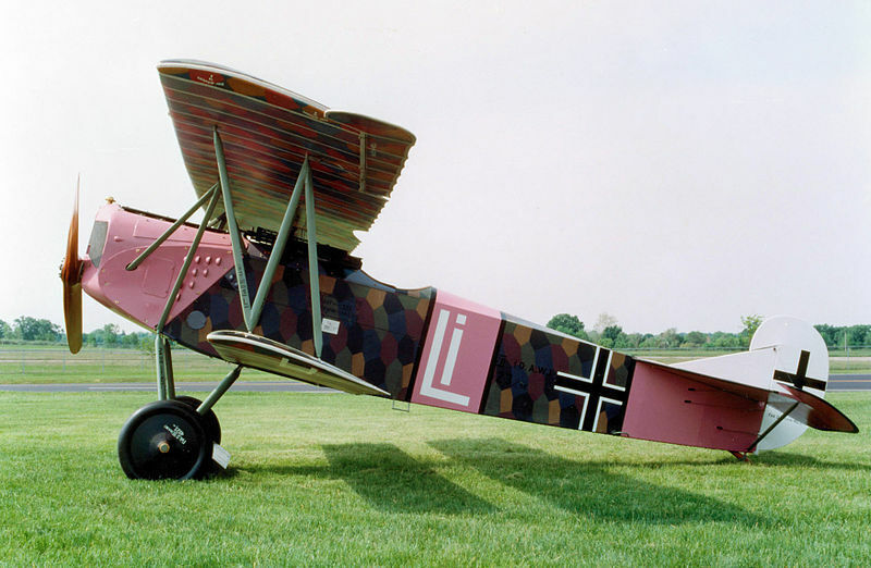 Fokker D.XII Fokker-Flugzeugwerke Fighter Airplane Wood Model Large 
