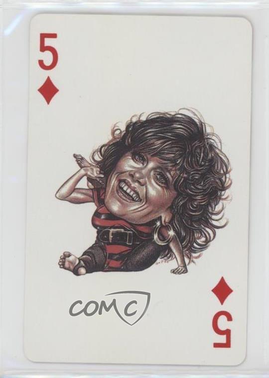 1984 Kamber Group Politicards Playing Cards Jane Fonda 0in6