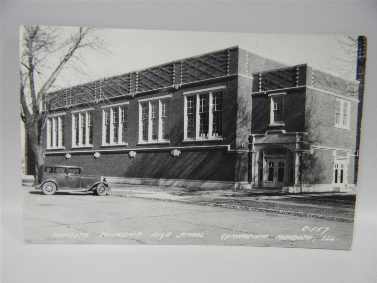 Vintage RPPC Mendota Towndhip High School Illinois Postcard - P27 - #13