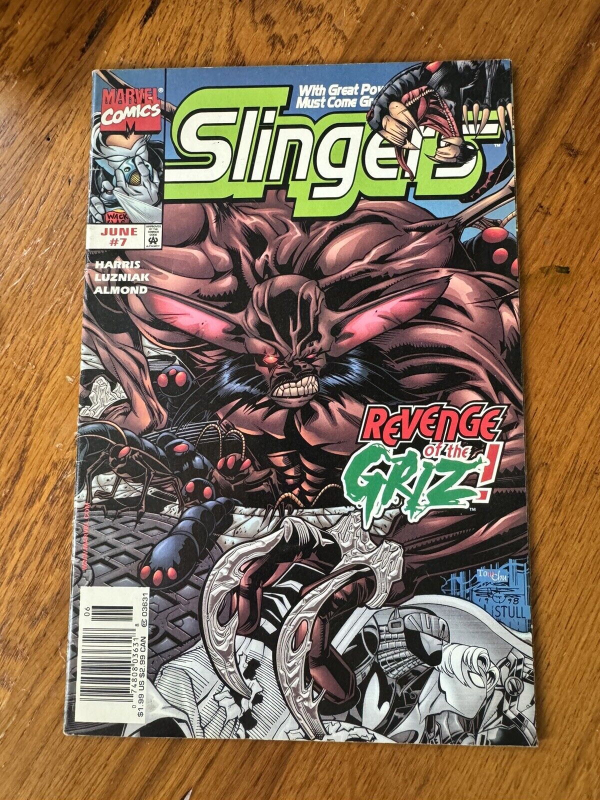 SLINGERS #7, Vol.1, Marvel Comics, 1999 - Bagged & Boarded