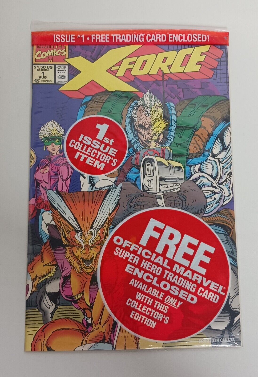 X-Force #1 Sealed High Grade w/ Deadpool Card