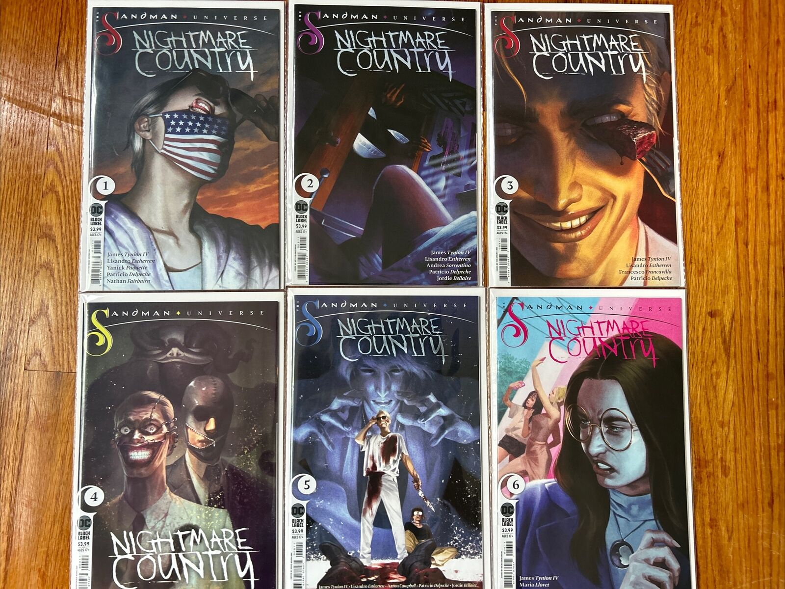 Sandman Universe Nightmare Country #1-6 Complete Set VF/NM First Prints