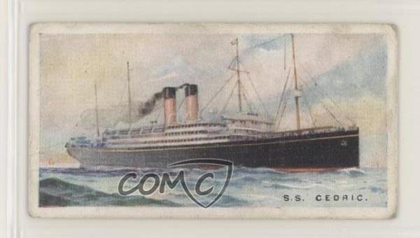 1924 ITC of Canada Merchant Ships of the World Tobacco SS Cedric #42 z6d