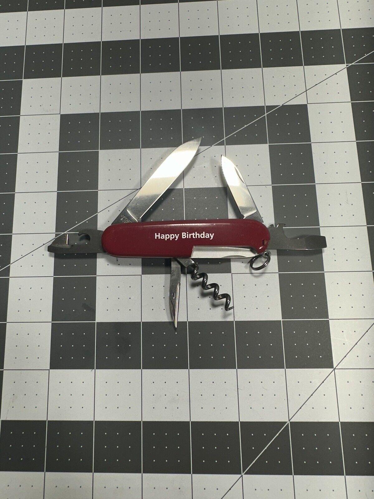 Victorinox Spartan Swiss Army Pocket Knife 91MM - Red HAPPY Birthday 🎂  🎈 6685