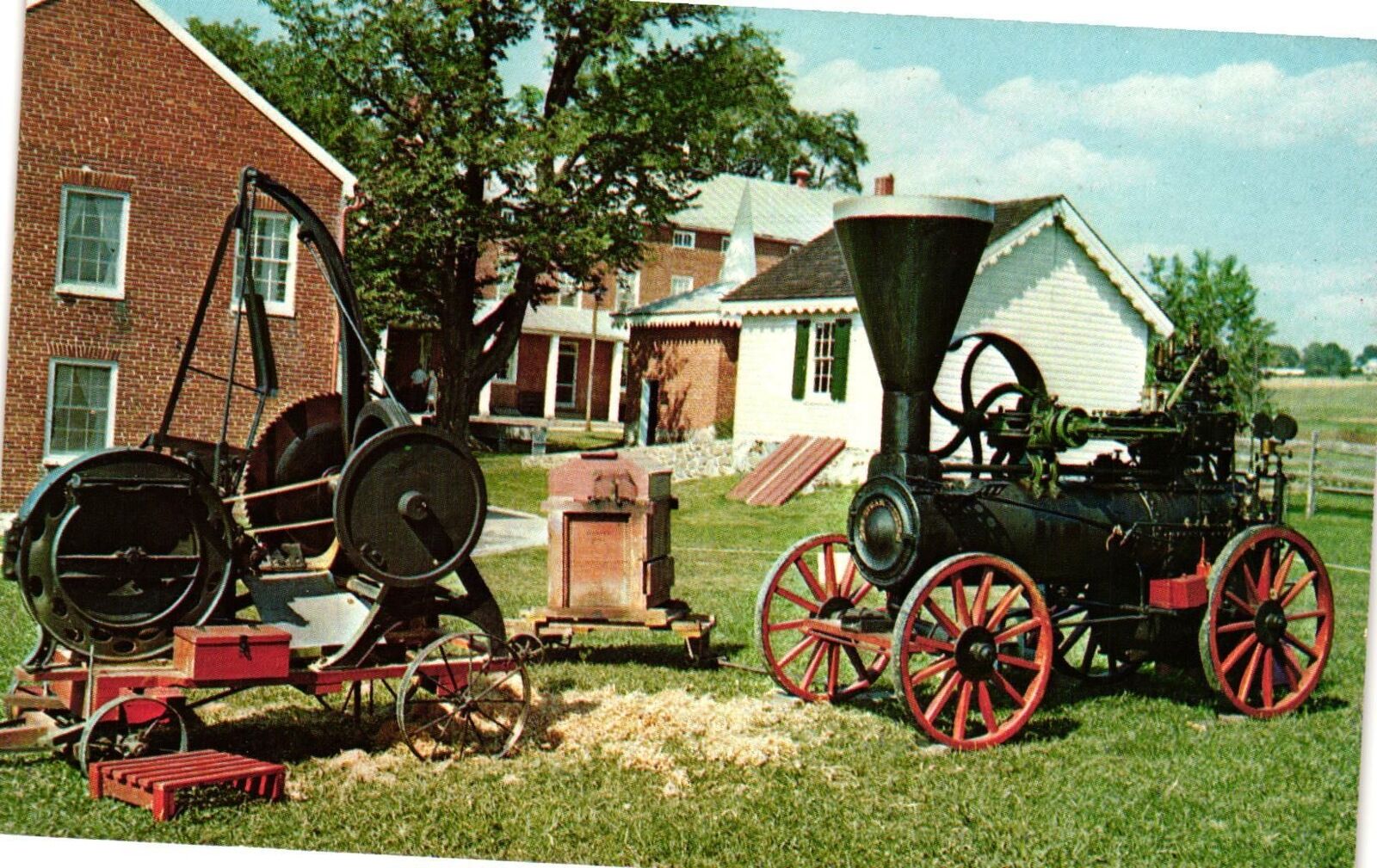 Vintage Postcard- Carroll County Farm Museum, Westminster, MD UnPost 1960s