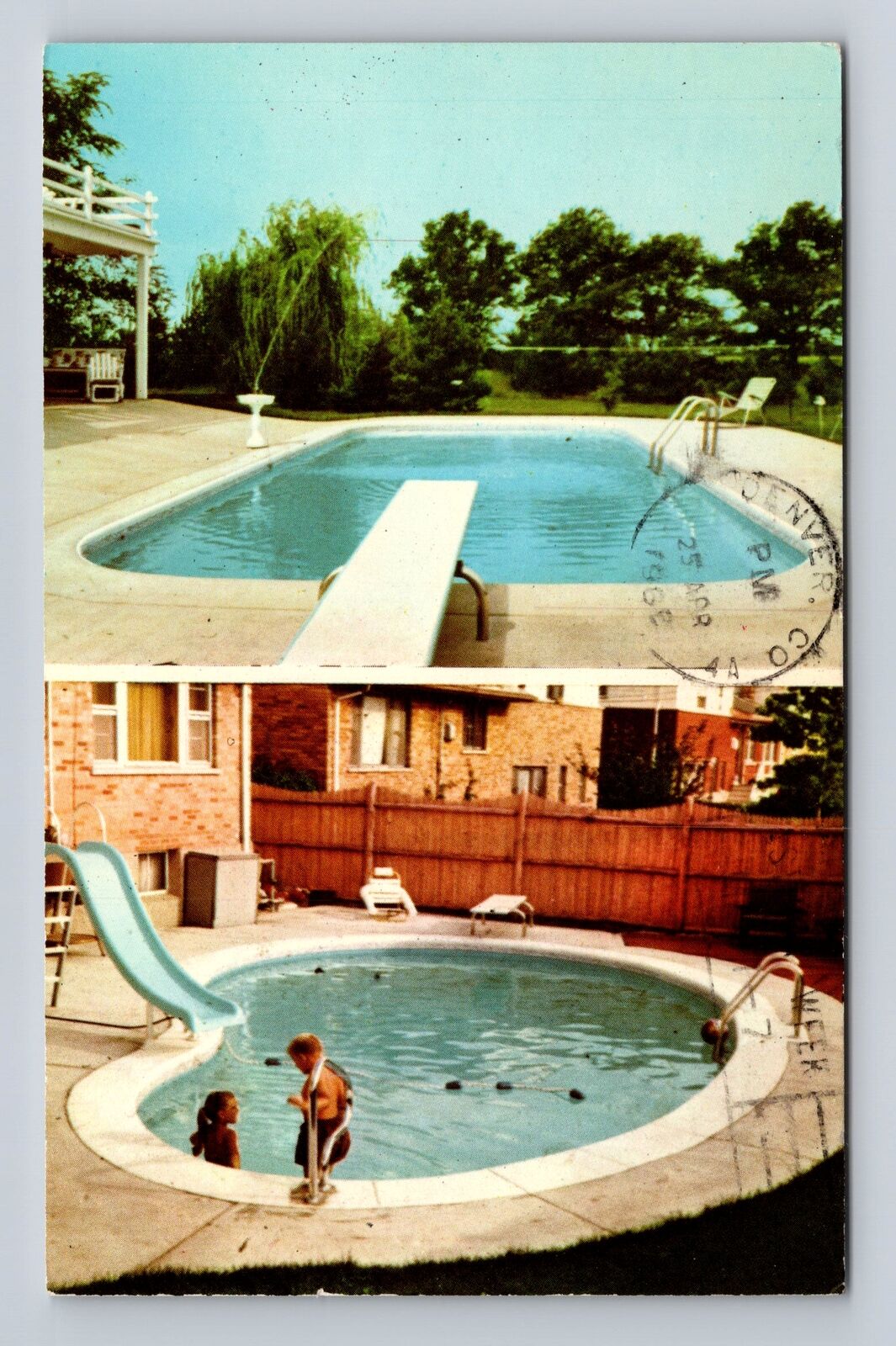Denver CO-Colorado, Stoneco General Pools Co, Advertising Vintage c1968 Postcard