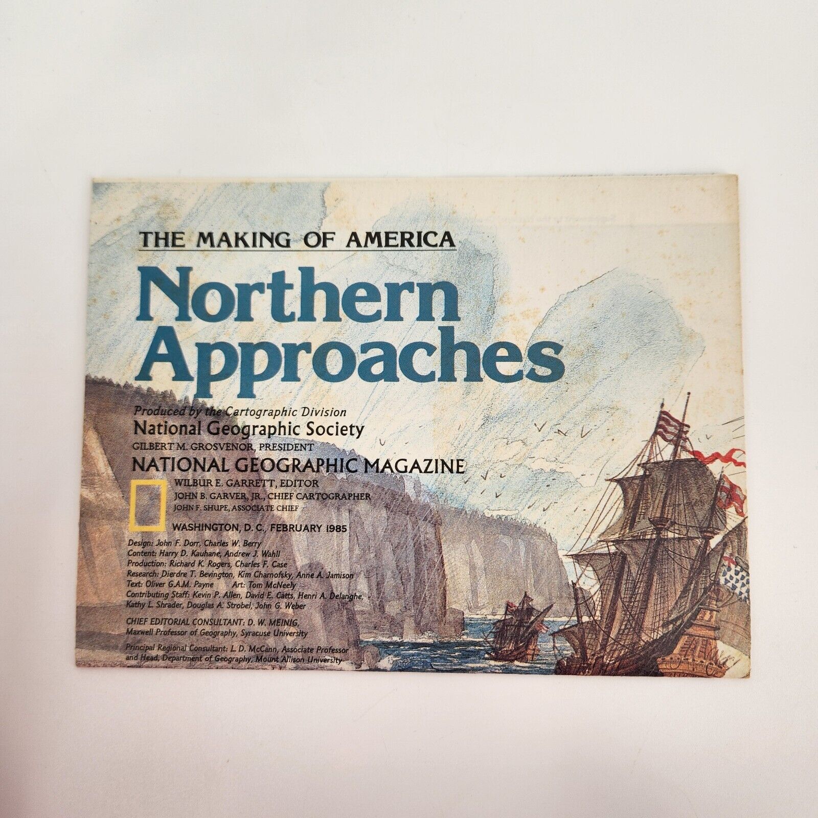 VTG National Geographic Northern Approaches Map 
