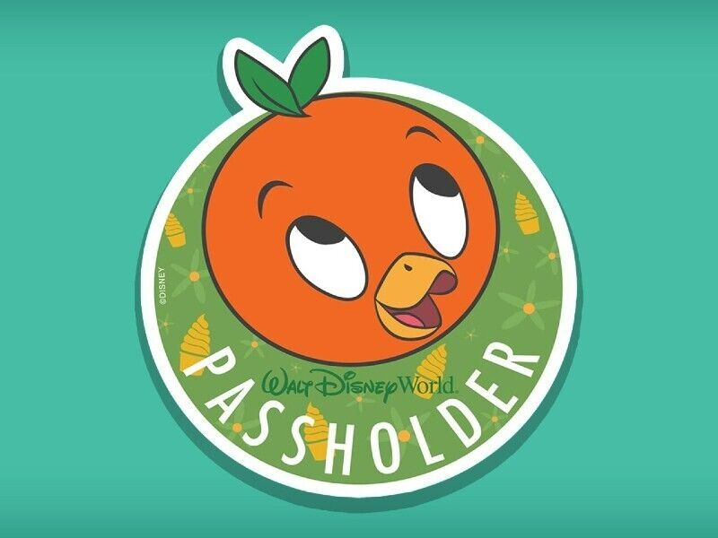 Authentic Disney World Annual Passholder Magnet: Orange Bird