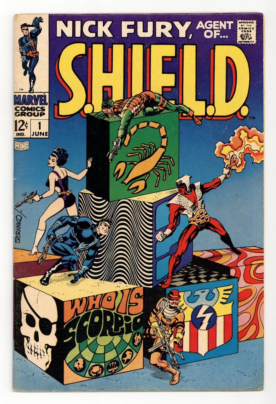 Nick Fury Agent of SHIELD #1 VG 4.0 1968