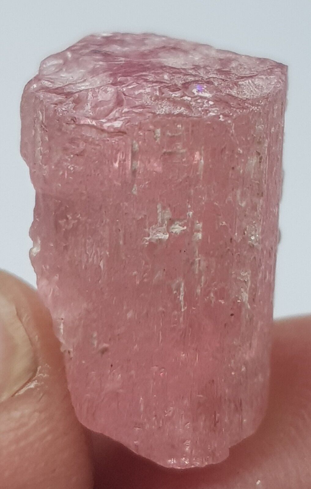 14 CT Natural Terminated Pink Color TOURMALINE Transparent Crystal From Afg