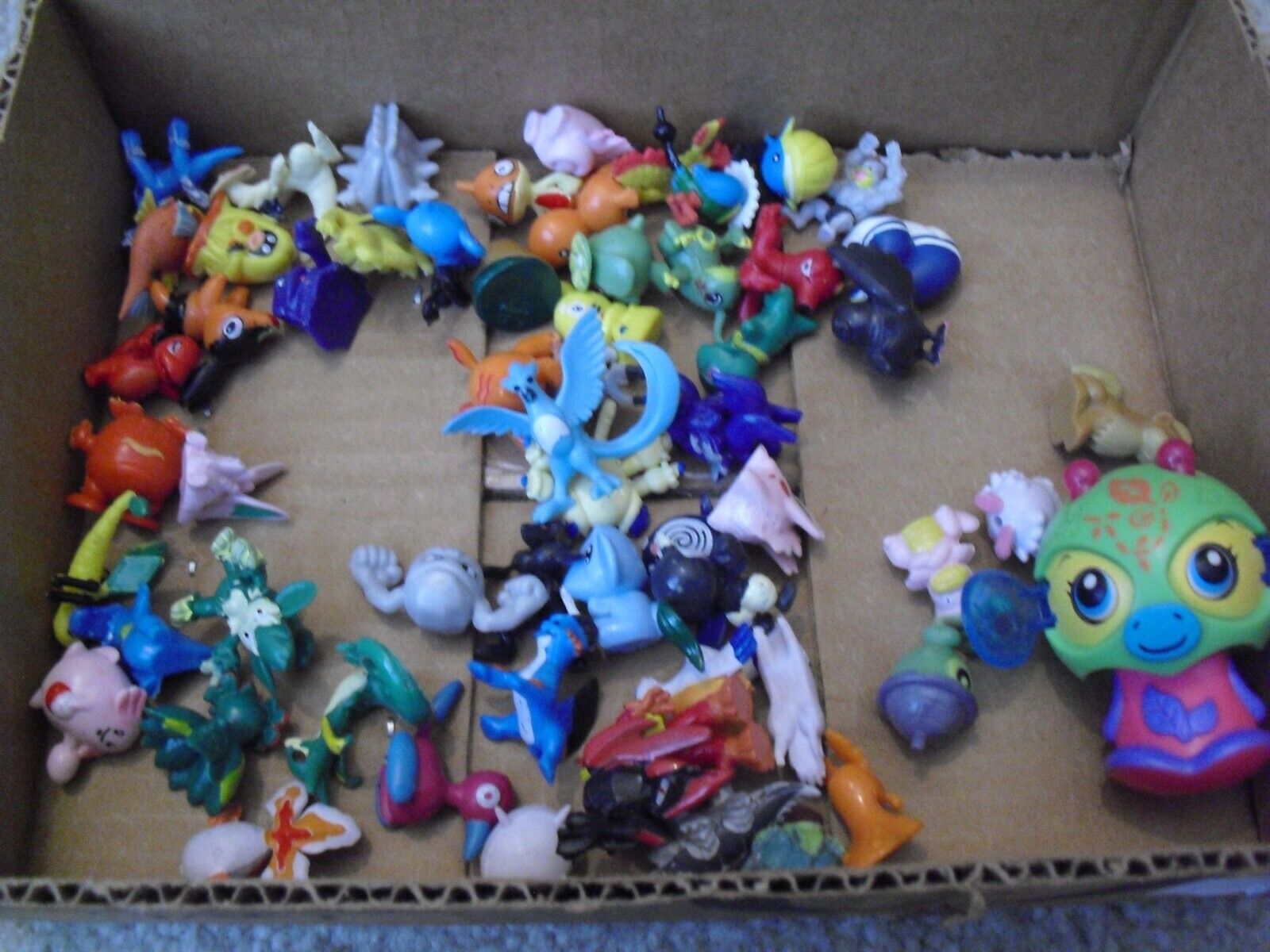 Lot of 60 Small PVC Plastic Pokemon Figures 1 to 2\