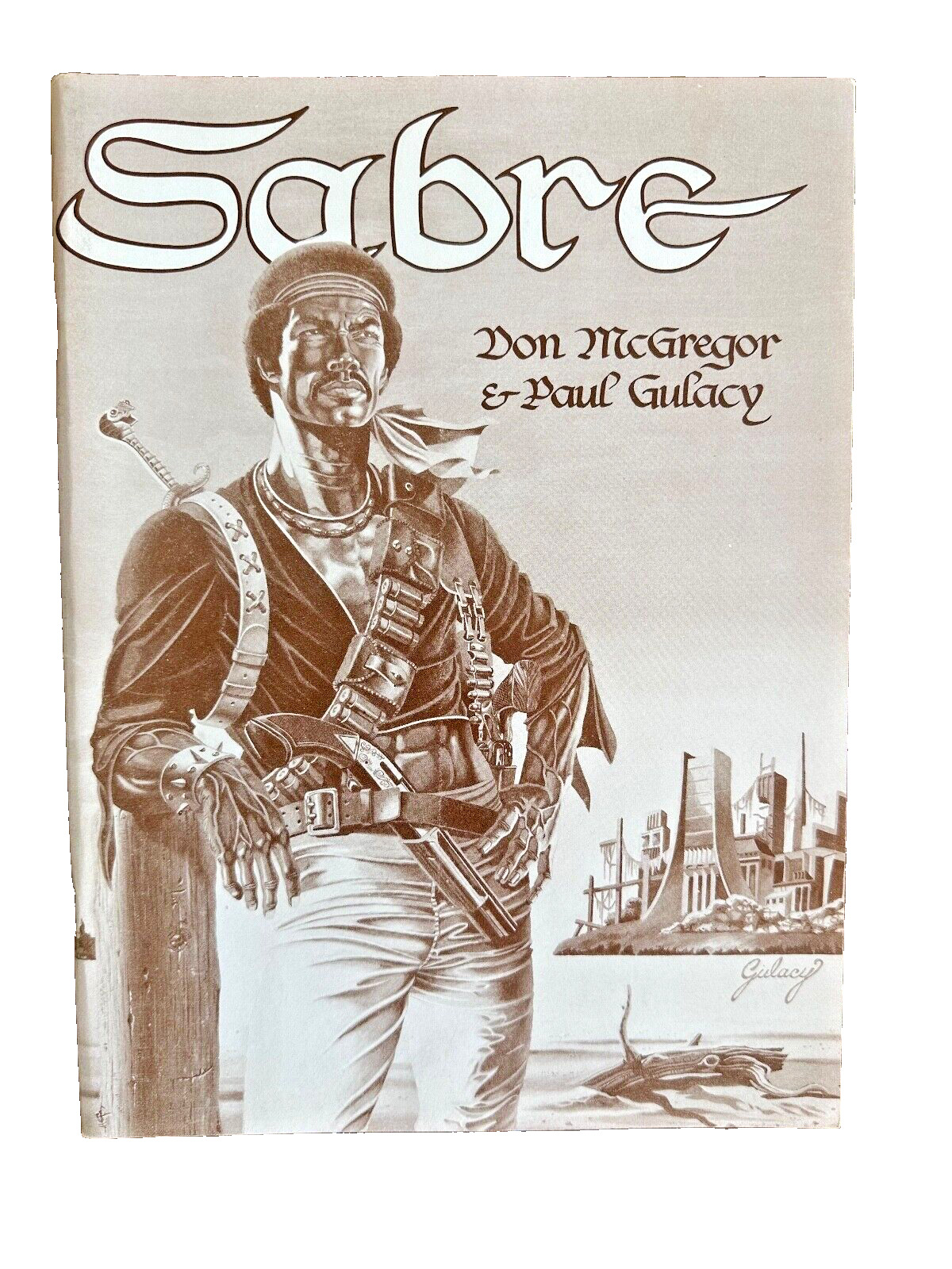 SABRE GRAPHIC NOVEL .. SOFTCOVER .. 1979 .. NEAR MINT ..
