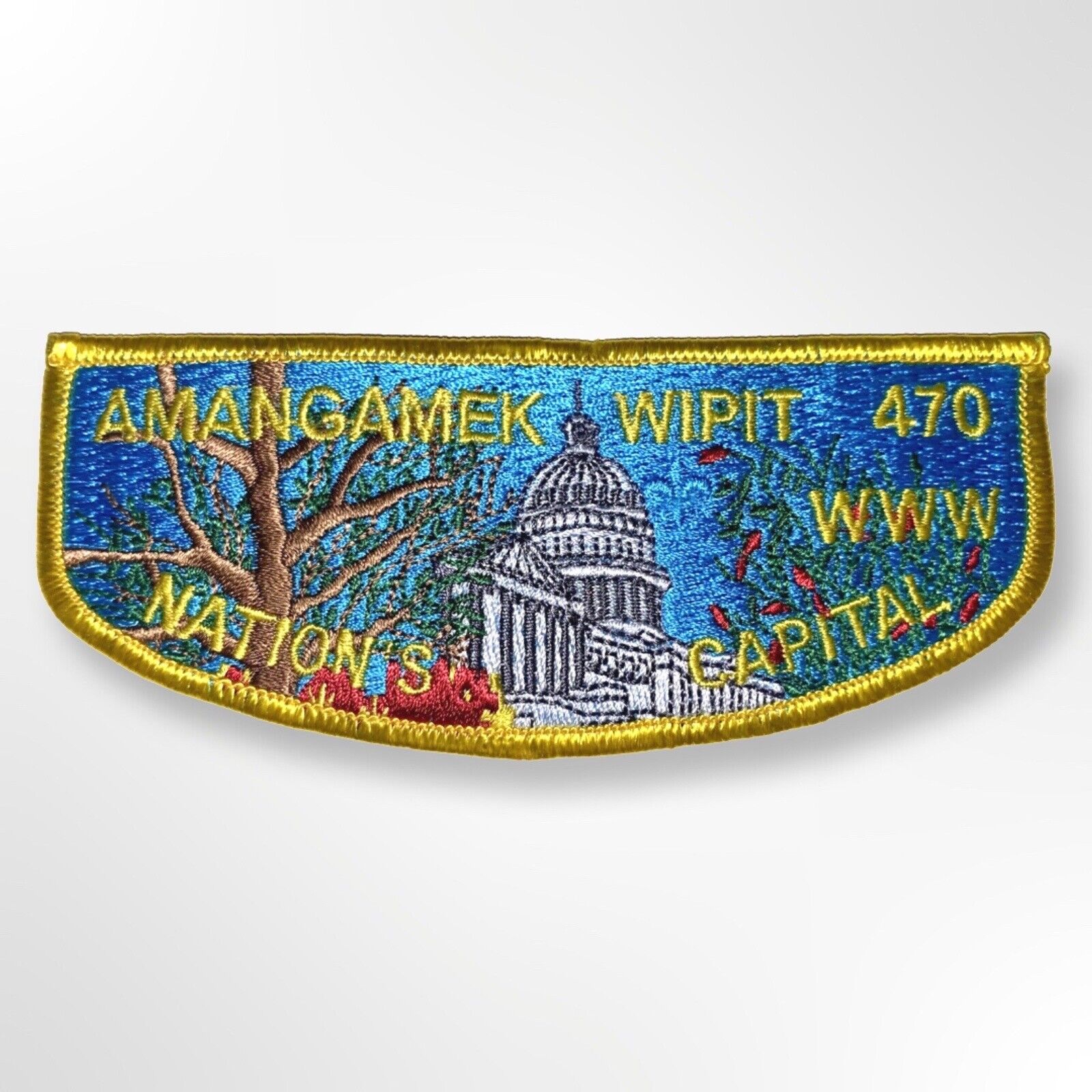 U.S. Capitol Building- Amangamek Wipit, Lodge 470 -OA Flap