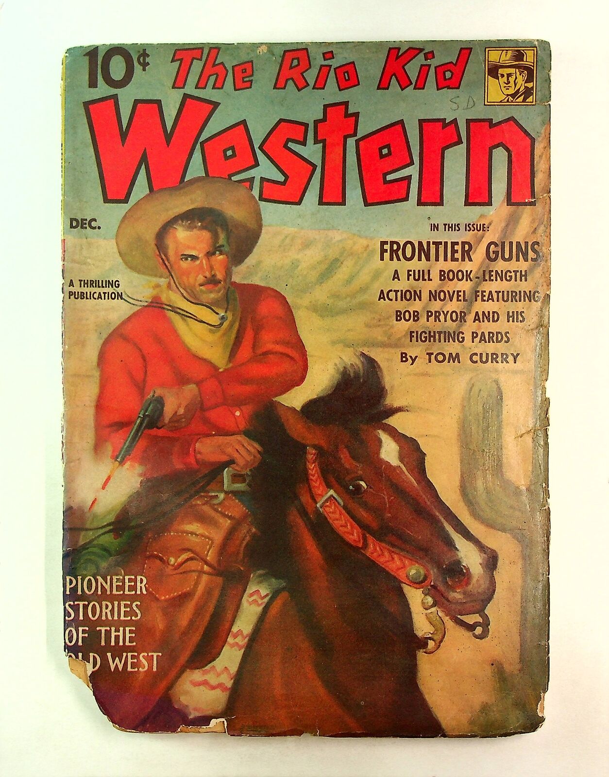 Rio Kid Western Pulp Dec 1939 Vol. 1 #1 GD- 1.8