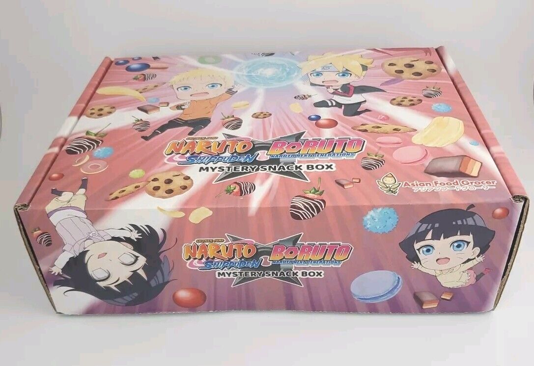 Naruto Shippuden Boruto Japanese Mystery Snacks Candy Box Crate Shonen Jump