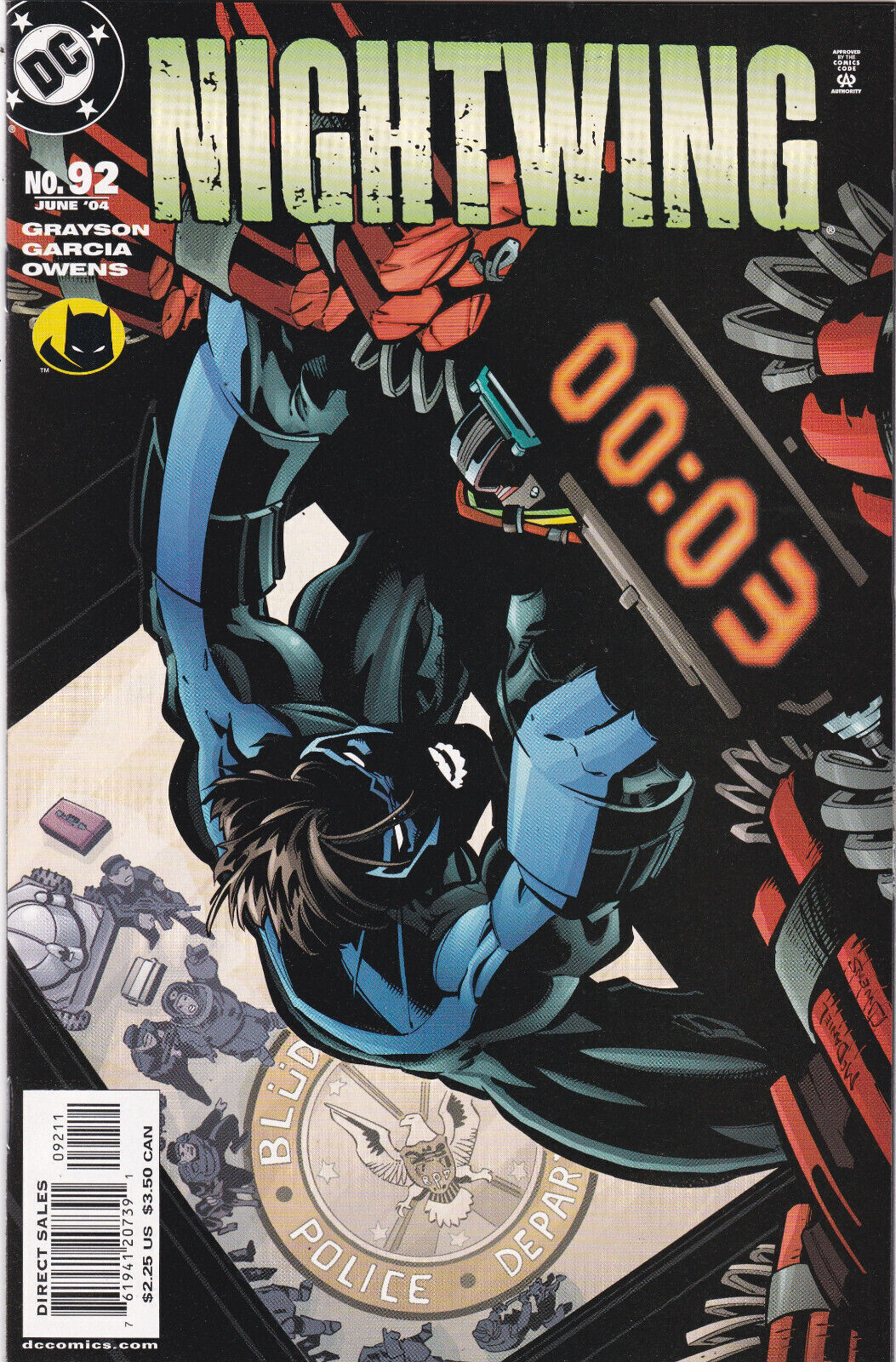 Nightwing  #92 Vol. 2 (1996-2009) DC Comics,High Grade, We Combine Shipping