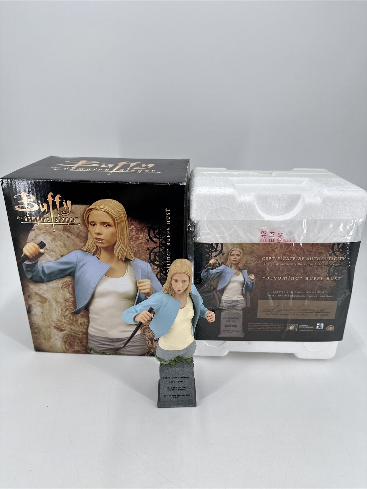GENTLE GIANT DIAMOND SELECT BUFFY THE VAMPIRE SLAYER “BECOMING” STATUE BUST