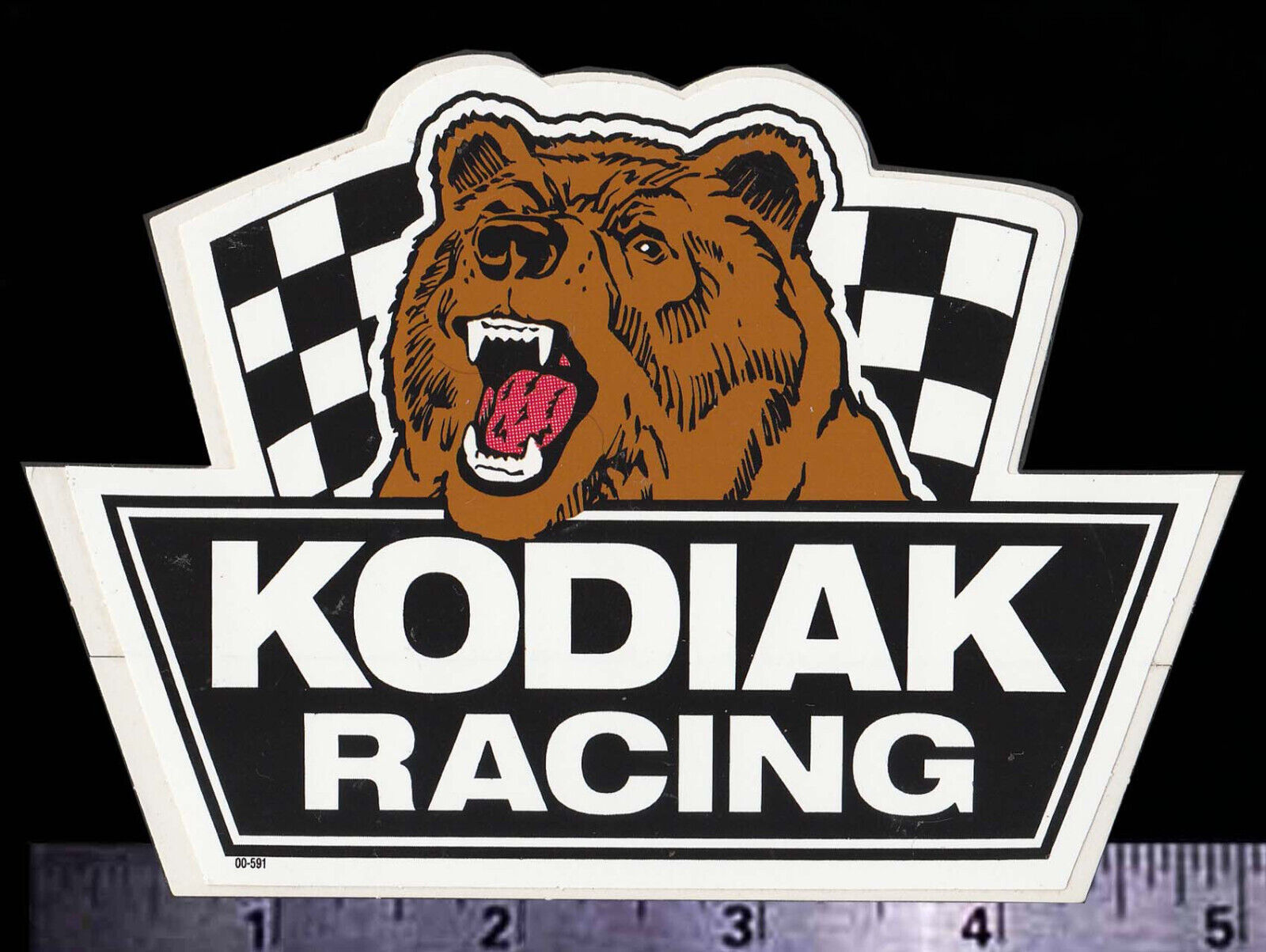 KODIAK Racing - Original Vintage 80’s Racing Decal/Sticker NASCAR Rusty Wallace